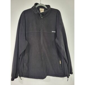Remington Black Fleece Full Zip Shirt Hoodie Jacket Outdoor Camping Hunting XL